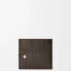 Cartera doble Panta en piel de becerro brillante