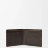 Cartera doble Panta en piel de becerro brillante