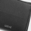 Cartera doble para monedas en piel de becerro clásica texturizada Cartera doble para monedas en piel de becerro clásica texturizada