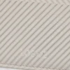 Cartera doble para monedas en piel de becerro clásica texturizada