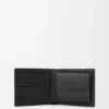 Cartera doble para monedas Puzzle en piel de becerro granulada y flexible