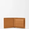 Cartera doble para monedas Puzzle en piel de becerro granulada y flexible