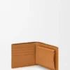 Cartera doble para monedas Puzzle en piel de becerro granulada y flexible