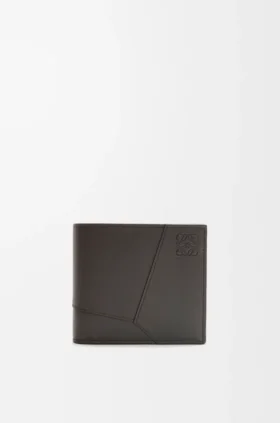 Cartera doble «Puzzle» en piel de becerro clásica
