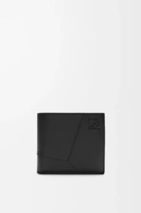 Cartera doble «Puzzle» en piel de becerro clásica