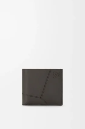 Cartera doble «Puzzle» en piel de becerro clásica