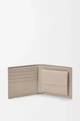 Cartera doble «Puzzle» en piel de becerro clásica