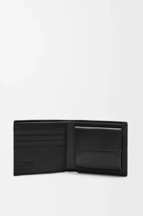 Cartera doble «Puzzle» en piel de becerro clásica