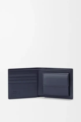Cartera doble «Puzzle» en piel de becerro clásica