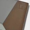 Cartera doble «Puzzle» en piel de becerro clásica