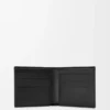 Cartera doble «Puzzle» en piel de becerro granulada y flexible