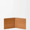 Cartera doble «Puzzle» en piel de becerro granulada y flexible
