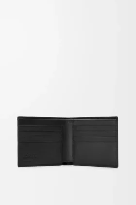 Cartera doble «Puzzle» en piel de becerro granulada y flexible