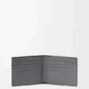 Cartera doble «Puzzle» en piel de becerro granulada y flexible