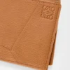 Cartera doble «Puzzle» en piel de becerro granulada y flexible