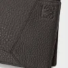 Cartera doble «Puzzle» en piel de becerro granulada y flexible