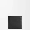 Cartera para monedas de dos pliegues en piel de becerro de grano suave