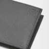 Cartera para monedas de dos pliegues en piel de becerro de grano suave