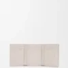 Cartera triple «Anagram» en piel de becerro con grano de Pebble Cartera triple «Anagram» en piel de becerro con grano de Pebble