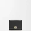 Cartera triple Puffer Anagram en piel de becerro napa brillante
