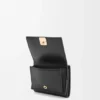 Cartera triple Puffer Anagram en piel de becerro napa brillante