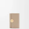 Cartera vertical pequeña «Pebble» en piel de becerro napa brillante Cartera vertical pequeña «Pebble» en piel de becerro napa brillante