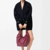 Casaco tipo «peacoat» de lana con diseño «Pebble»