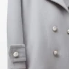 Casaco tipo «peacoat» de lana con diseño «Pebble» Casaco tipo «peacoat» de lana con diseño «Pebble»