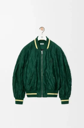 Chaqueta bomber de tela técnica