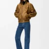 Chaqueta bomber de tela técnica Chaqueta bomber de tela técnica