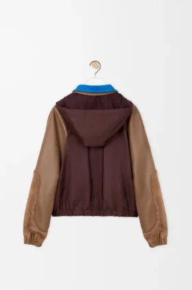 Chaqueta bomber de tela técnica