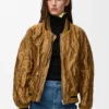 Chaqueta bomber de tela técnica Chaqueta bomber de tela técnica