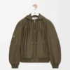Chaqueta con capucha de mezcla de algodón Chaqueta con capucha de mezcla de algodón