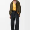 Chaqueta con capucha de mezcla de algodón Chaqueta con capucha de mezcla de algodón