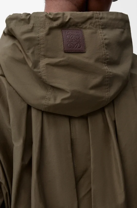 Chaqueta con capucha de mezcla de algodón Chaqueta con capucha de mezcla de algodón