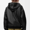 Chaqueta con capucha de piel de cordero napa Chaqueta con capucha de piel de cordero napa