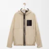 Chaqueta con capucha de tejido técnico Chaqueta con capucha de tejido técnico