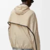 Chaqueta con capucha de tejido técnico Chaqueta con capucha de tejido técnico