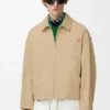 Chaqueta con cremallera de algodón Chaqueta con cremallera de algodón