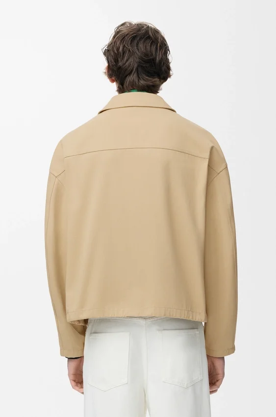 Chaqueta con cremallera de algodón Chaqueta con cremallera de algodón
