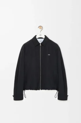 Chaqueta con cremallera de algodón técnico