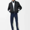 Chaqueta con cremallera de algodón técnico Chaqueta con cremallera de algodón técnico