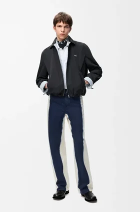 Chaqueta con cremallera de algodón técnico