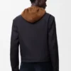 Chaqueta con cremallera de lana