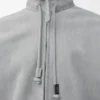Chaqueta con cremallera de piel de cordero de gamuza Chaqueta con cremallera de piel de cordero de gamuza