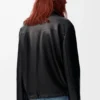 Chaqueta con cremallera de piel de cordero napa Chaqueta con cremallera de piel de cordero napa