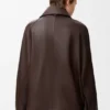 Chaqueta con moño en piel de cordero napa Chaqueta con moño en piel de cordero napa