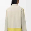 Chaqueta con puños doblados de piel de cordero de gamuza Chaqueta con puños doblados de piel de cordero de gamuza