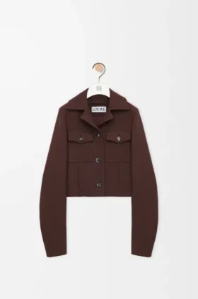 Chaqueta corta de lana
