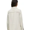 Chaqueta de estilo laboral de algodón y lino Chaqueta de estilo laboral de algodón y lino
